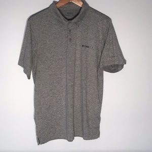 Columbia Gray Short Sleeve Polo